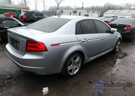 2005 Acura Tl z USA, uszkodzony, nr VIN 19UUA66255A012853